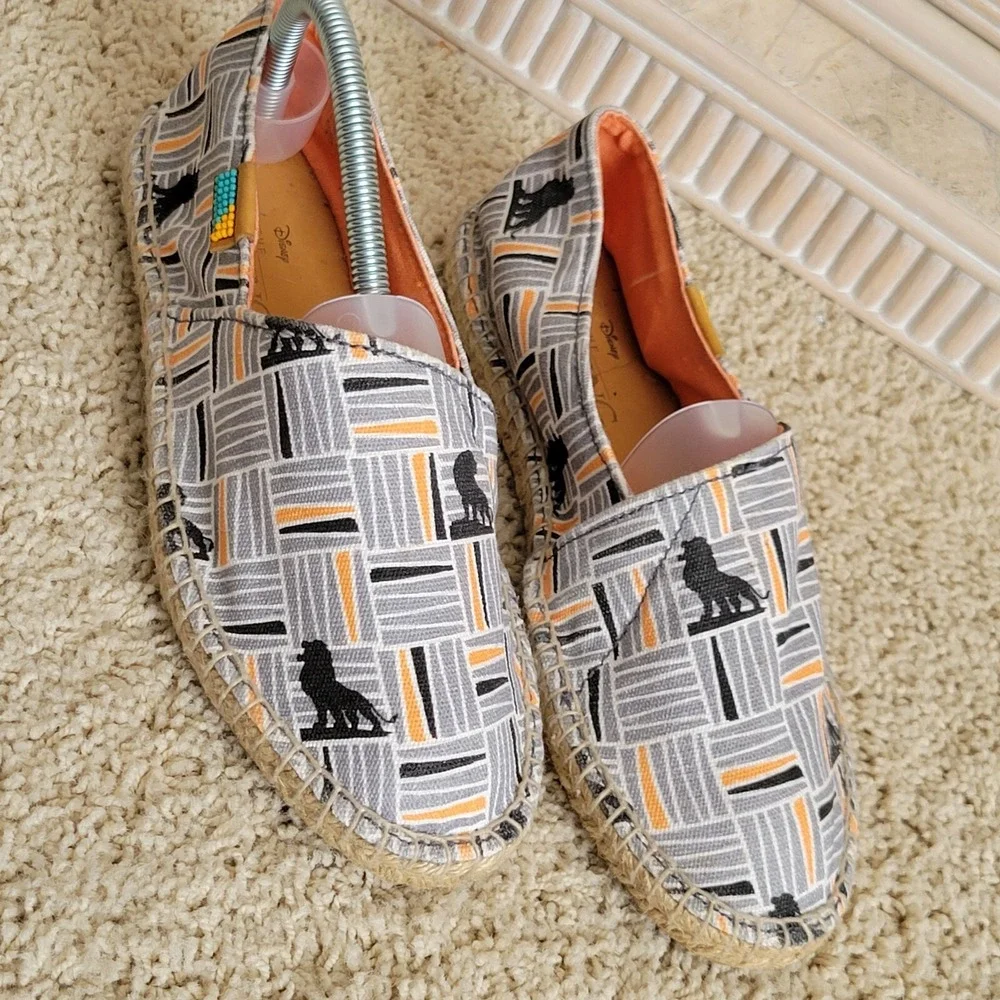 Ubuntu x Disney Espadrille Womens 8.5 Slip On Lion King Simba Hand Made Africa